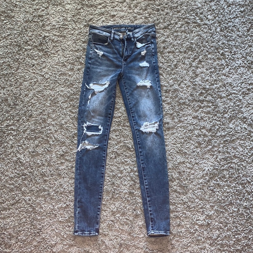 American Eagle Hi-Rise skinny jeggings
